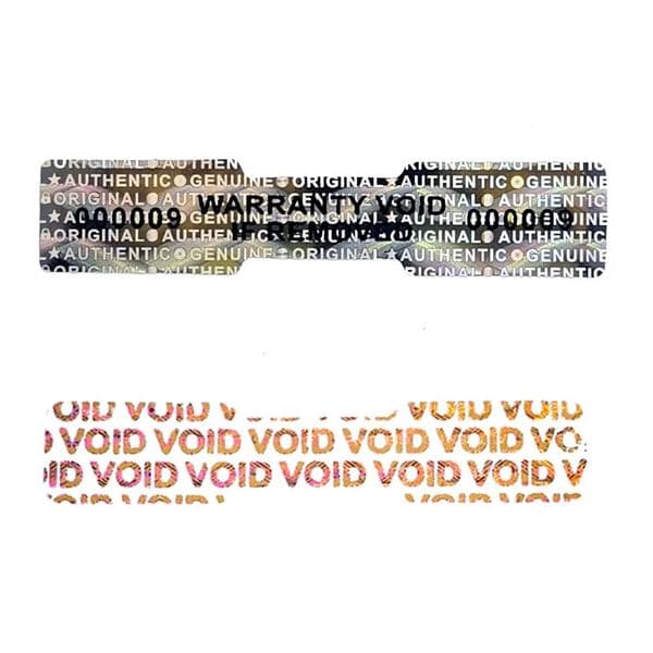 50mmx10mm Holographic Sealing StickersTamper Proof Void Security LabelWarranty Serial Number Sticker 250402