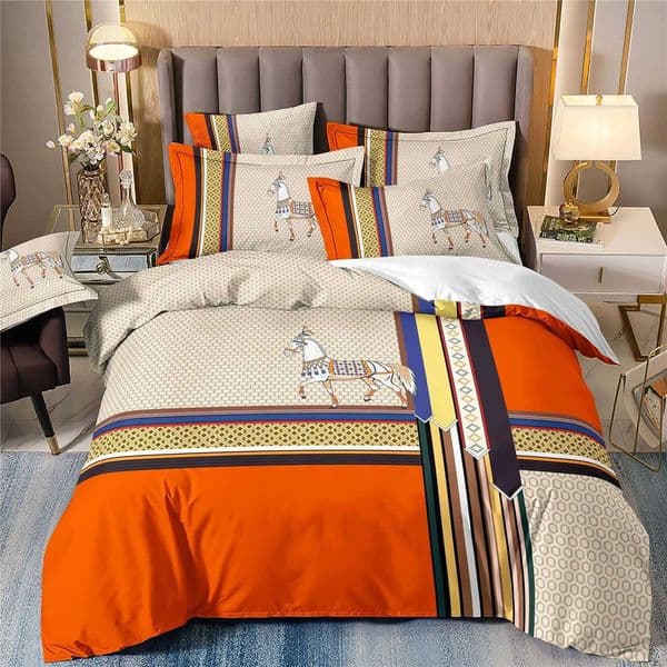 Duvet Set 3 Pieces Soft Microfiber Bedding with Zipper Luxury 3D Printed Quilt Cover - Designer H251104 L260205
