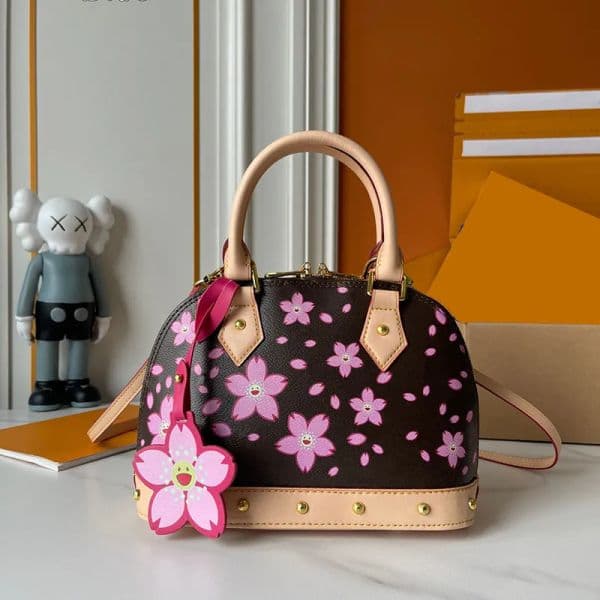 Luxury Handbag designer bags shoulder bag leather takashi murakami handbag baguette canvas women colorful bag composite lady beach clutch tote woman bag