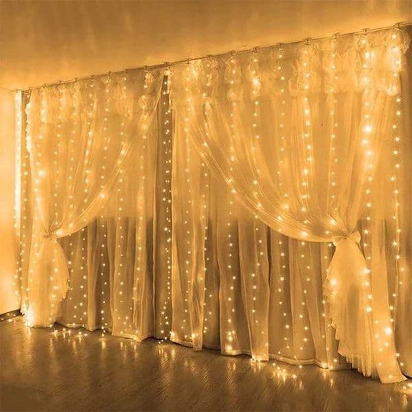 Curtain Garland Led String Lights Festival Christmas Decoration 8 Mode Usb Holiday Light For Bedroom Home Outdoor Z251101