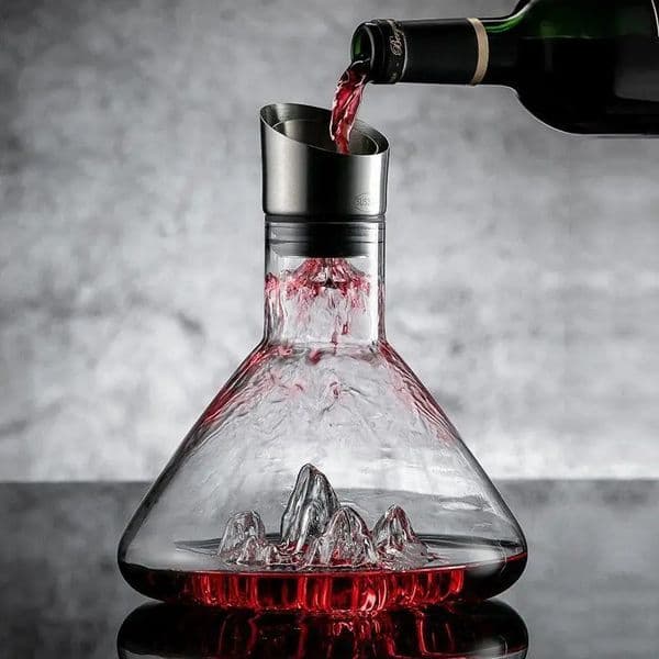 1500ML Iceberg Whisky Wine Decanter Handmade Leadfree Crystal Wine Pourer Carafe Thickened Wine Dispenser Pot Bar Accessories 251103
