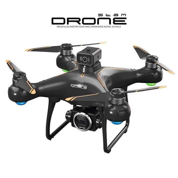 S116 MAX Brushless Optical Flow Drone With Dual Cameras, Headless Mode, 360° Obstacle Avoidance, WIFI Fpv, Phone App Control For Halloween
