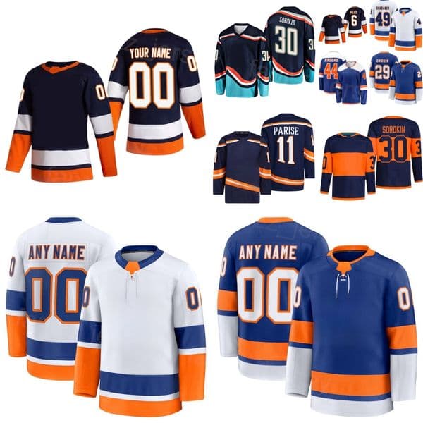 2026 Hockey 44 Jean-Gabriel Pageau Jerseys Women Mens Child 11 Anthony Duclair 6 Ryan Pulock 30 Ilya Sorokin 29 Jonathan Drouin 49 Maxim Shabanov Reverse Retro