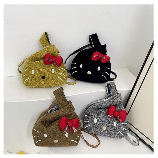 2026 New New Cute Cartoon Kitty Tote For Women - cologne Autumn/Winter Stylish Versatile Handbag | perfume High-End Crossbody Bag Trendy Who