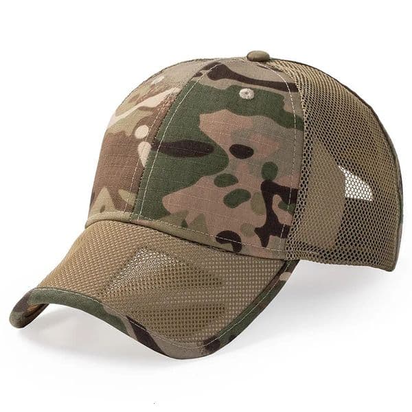 XXL Large Size Camouflage Trucker Hat Men Breathable Mesh Baseball Cap Big Head Spring Summer Sun Caps Adjustable 251103