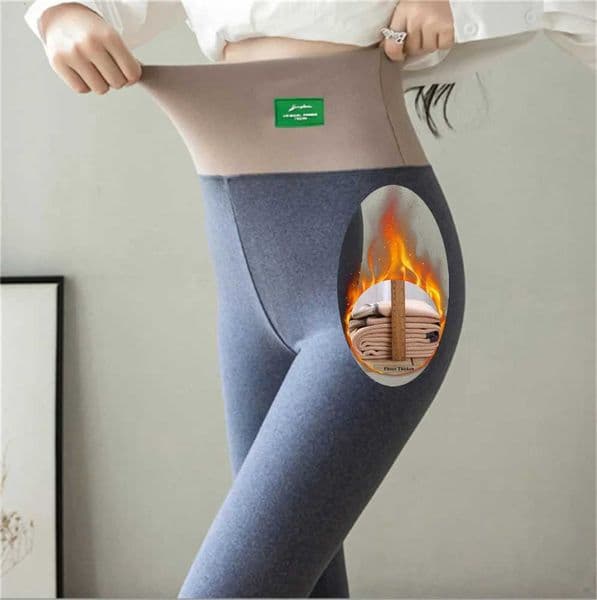 Winter Super High Waist Fleece Lined Legging Thermal Warm Leggin Jegging Stretchy Elastic Waist Cashmere Thicken Z251104