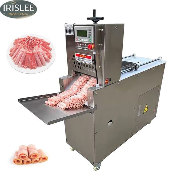 Electric Meat Slicer Mutton Roll Freezing Beef Cutter Lamb Cutting Machine Stainless Steel Cut Lamb Roll Machine