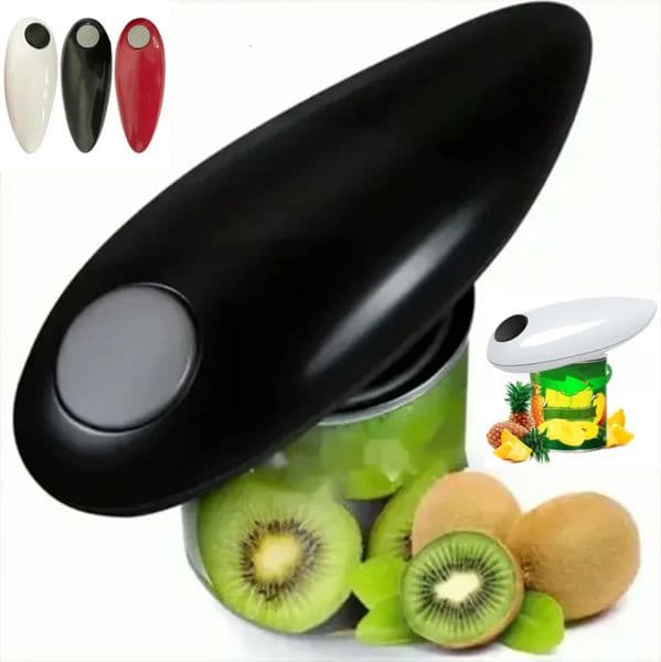 Electric Can Opener Smooth Edge Bottle Opener Battery Operated Tin Opener One Touch for Weak Hands for All Kinds of Jars 251103
