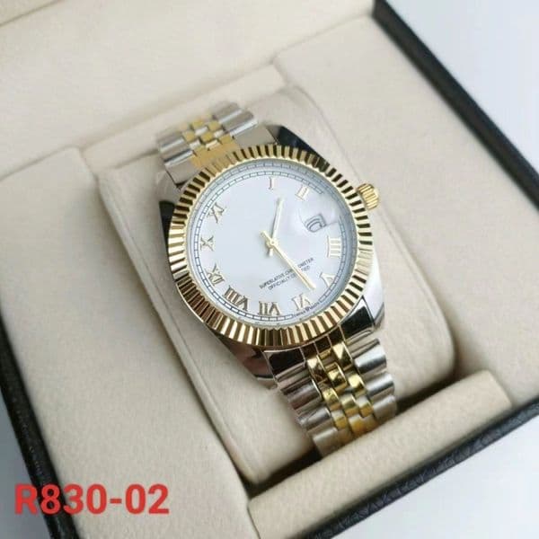 Classic Men's Quartz Watch Stainless Steel Luminous Business Quartz Wristwatches 38MM Dial