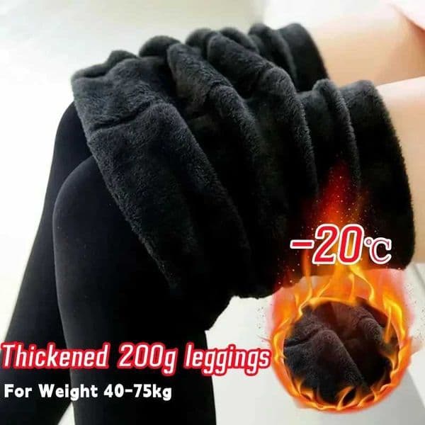 4Pairs Women Winter Leggings Warm Leggins High Waist Solid Color Velvet Women Thickened Velvet Leggings Stretchy Black Leggings Z251104