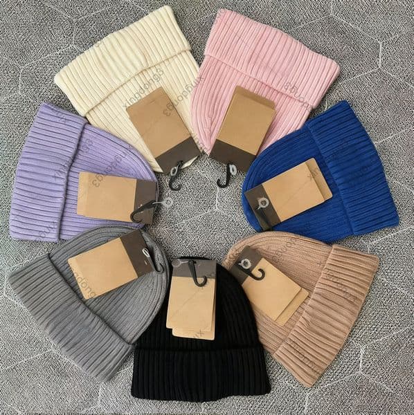 designer beanie Autumn and winter knitted hat mens woolen hat womens pullover cold hat