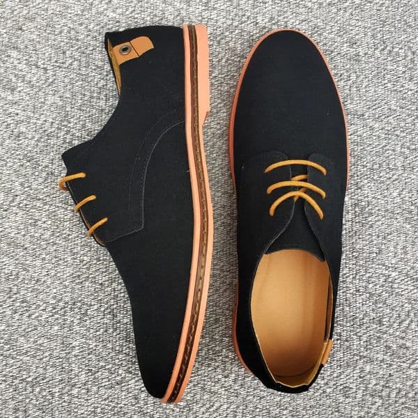 2024 Spring Suede Leather Men Shoes Oxford Casual Shoes Classic Sneakers Comfortable Footwear Dress Shoes Large Size Flats 251105