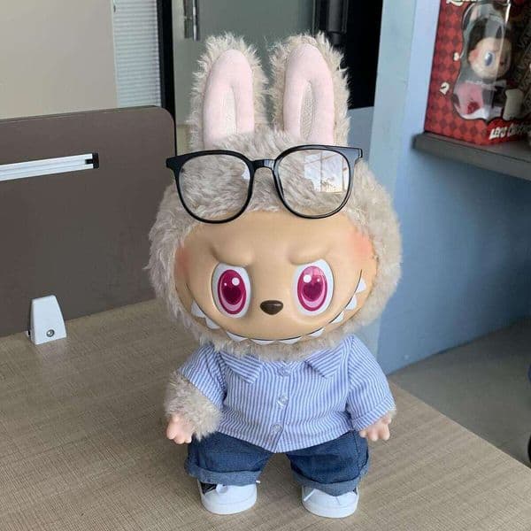 Hot 40Cm Big LABUBU Doll The Monsters Flip With Me Action Figure Drunk Vinyl Face Dolls Desktop Decor Toy Birthday Gift