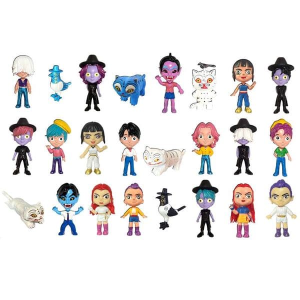 Kpop 2.2-4.5 Inches PVC Demon Hunters Doll Toys Anime Figure Kpop Rumi Mira Doll Bagged Collectible Model Ornaments Christmas Gifts