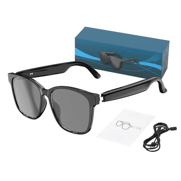 AI Glasses Earphones Automatic Translation Smart Glasses Multi-function Keys for Sport Smart Translator Device