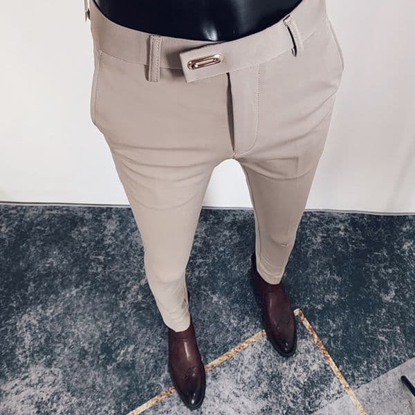 Spring and Summer Mens Casual Business Dress Pants Fashion Social Solid Wedding Party Suit Slim Fit 251023