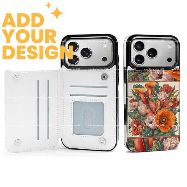 custom flower Designer iphone case 17 16 case luxury case for iPhone 17 16 15 Pro Case: Customized Flip leather style Phone Cases Slim Anti Yellowing Military Grade F53