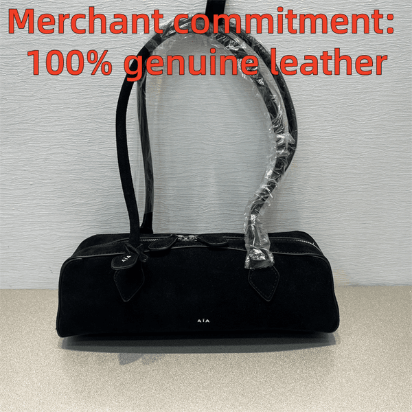 Top quality designer bag Luxury new Bags genuine Leather Shoulder Women men Handbags Baguette Armpit Bag Long Profile Double Zipper Opening Closing