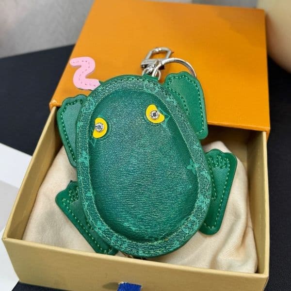 Designer Key Chain Bag Charm Keychain Handmade Leather Man Woman Mini Shopper bag Wallet Bags Pendant Coins Purse Accessories