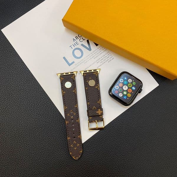 2026 New Applewatch Triangle Designer Leather Watchband Iwatch 8 7 6 5 4 3 SE 38 40 41Mm Replace Wrist Strap 42Mm 44Mm 45Mm 49Mm For Apple Watch Band Bracelet A