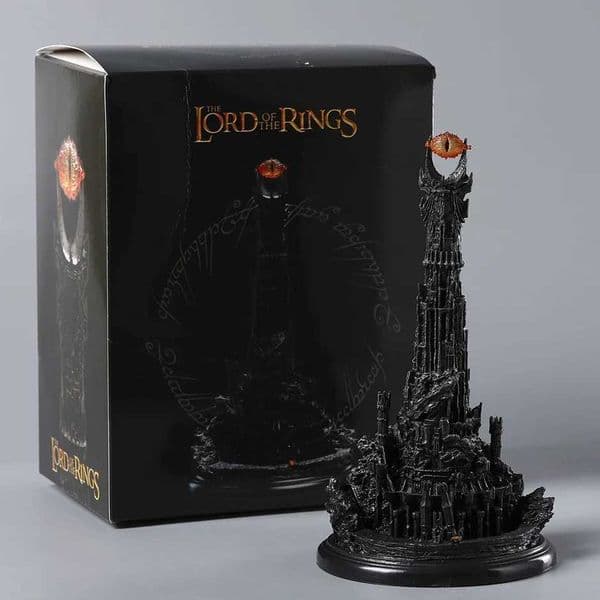 Barad-dur Tower Eye of Sauron PVC Figure Model Doll Toy Colletible Figurals