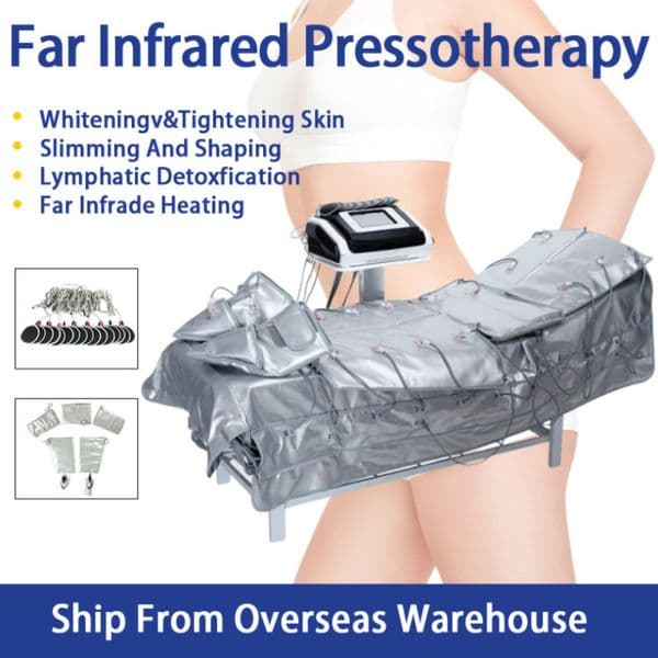 3 In 1 Air Pressure Pressotherapy Far Infrared Lymph Drainage Body Toxin Lymph Detoxification Slimming Machine325
