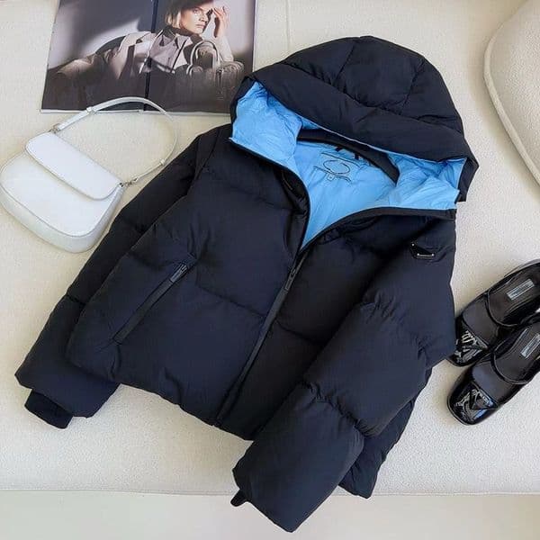 25 autumn and winter new fashion design cotton jacket long sleeve winter new zipper warm cotton clothing bread thickened women's jacket bubble style super puff