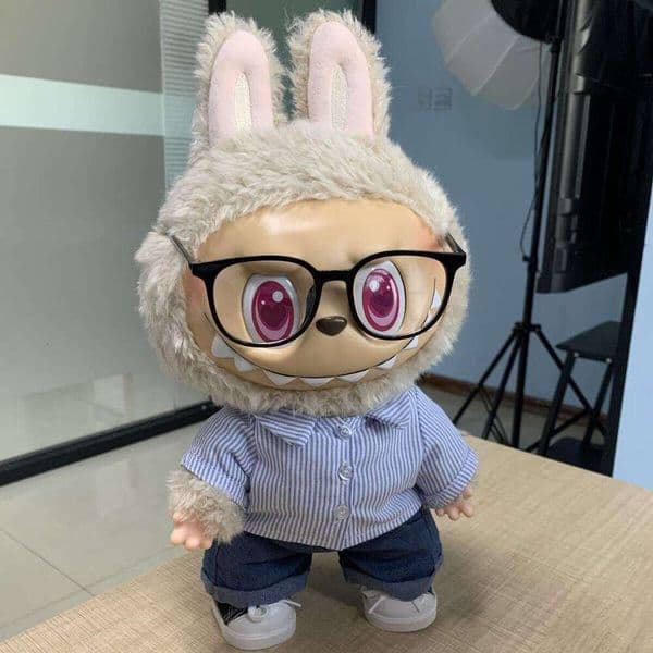 The MONSTERS 40Cm Big LABUBU FLIP WITH ME Vinyl Plush Doll Cute Lovely Collectible Festival Toys For Gifts Po