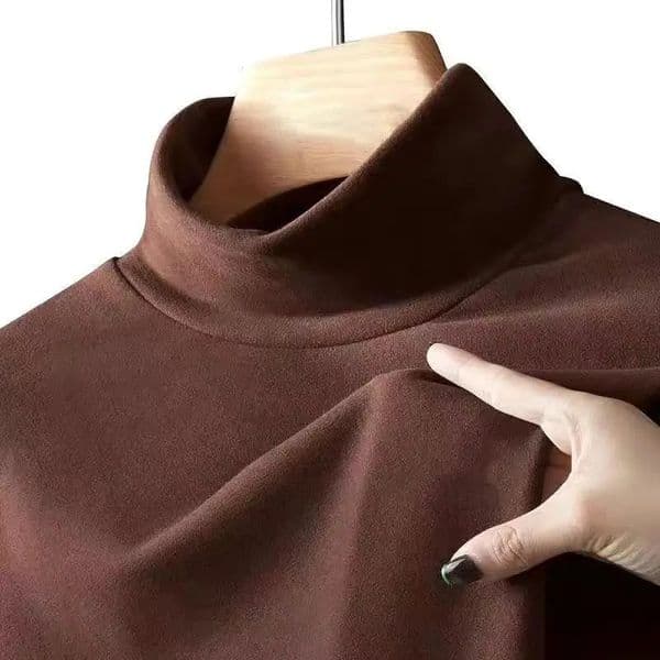Thermal Underwear Tops Men Winter Clothes Shirt Autumn Mens Tights Centre Neck Thin Slim Fit Long Sleeve Tshirt 251106
