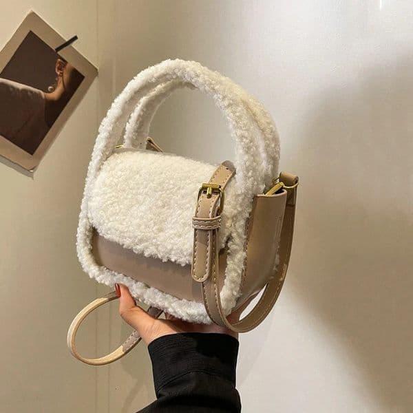 Children Messenger Bag Plush Bag Crossbody Bags for Women Shoulder Bags Hand-held Purse and Handbags Mother Kids Bags for Girl 251105