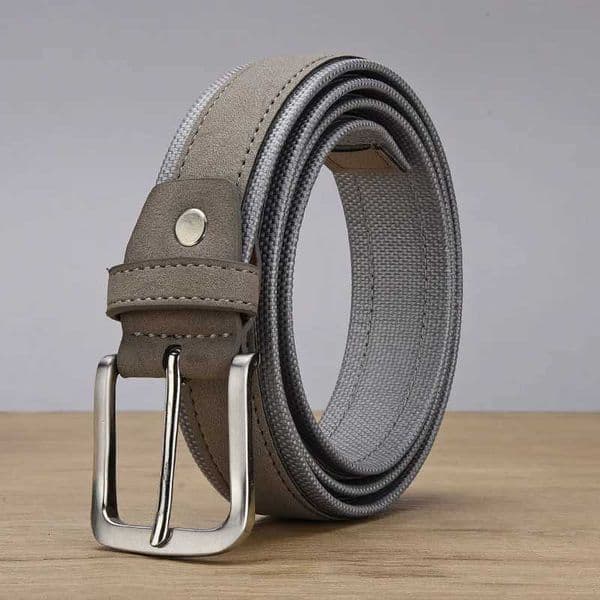 Luxury Genuine Leather Mens Belt Nubuck Suede Oxford Cloth Alloy Pin Buckle Casual Designer Belt Men Spot WholesaleXJ251106