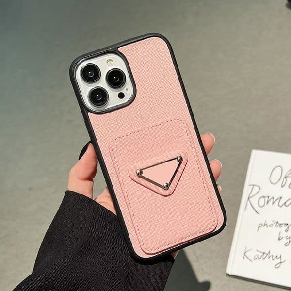 New Luxury Leather cologne Card Holder Designer Phone Case For Apple Iphone 17 16 perfume Pro Max 15 Plus 14 13 12 11 XS XR Bumper Cove