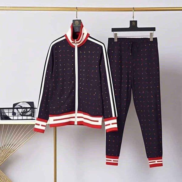 Men's Tracksuits Designer blue-red high quality Autumn Winter Sportswear Two Piece Set Men Jacket Sweatpants Brand Clothing Male Sweatsuit Sports Suits Size m-3xl