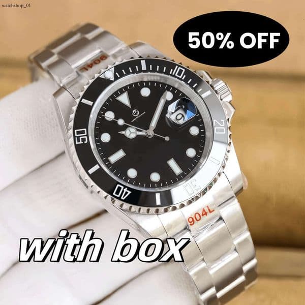 men's nical ceramic all stainless steel swimming sapphire luminous watch 2813 automaticy6