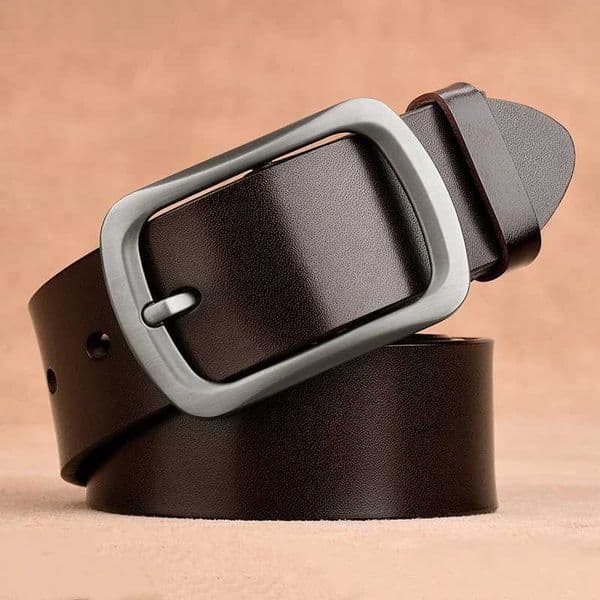 CEXIKA Real Cow Genuine Leather Belt Men Plus Size 120 130 140 150 160 170cm Cowboy Cowskin Pin Buckle Waist Belts for JeansXJ251106