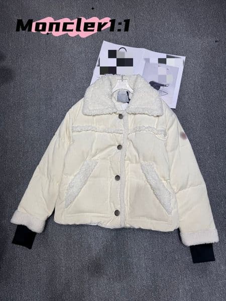 designer's new women's corduroy patchwork lambskin down jacket and jacket cover, with comfortable and fashionable fabric
