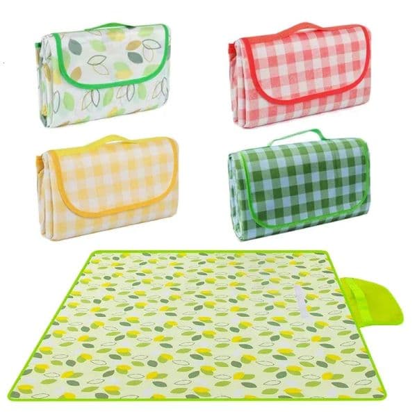Picnic mat Thickened waterproof and moisture-proof mat Portable outdoor ins floor mat Camping tent Lawn mat Picnic supplies 2m*3m