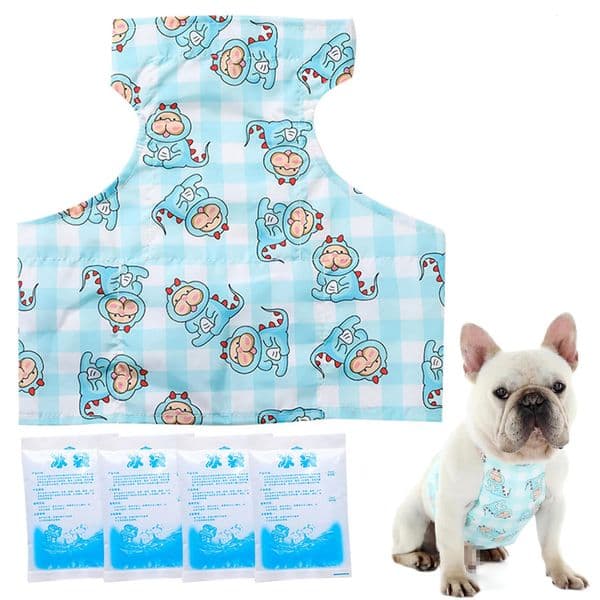 Pet Cooling Shirt Cooling Vest For Dogs Breathable Dog Cooling Shirts Breathable Cooling Dogs Vest Lightweight Dog Clothes 250402BJ