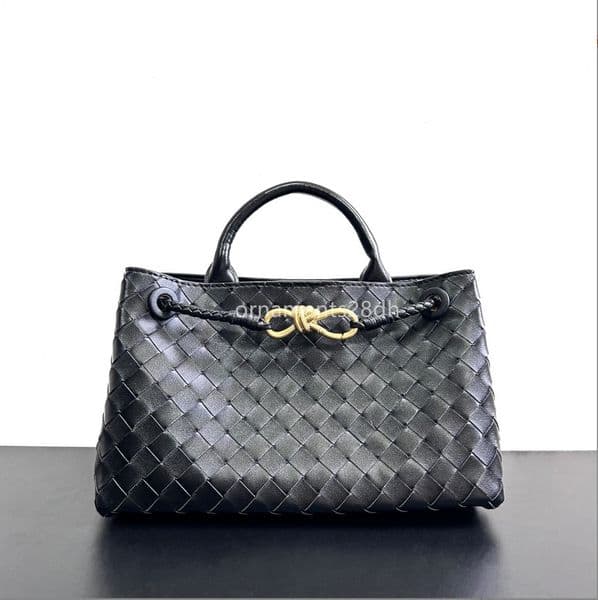 Designer Bag handbag Knitting Woven shoulder bag Large Brown Tote Bag Handbags woven Crocodile leather with signature knot detail and sliding cross-body strap Bags