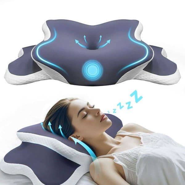 Memory Foam Pillow Cervical Pillow Neck Pain Relief Contour Ergonomic Orthopedic Neck Support for Side Back Stomach Sleeper Gift Y251107
