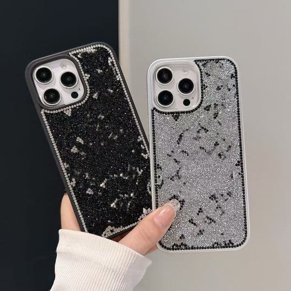 Diamond phone case for Phone design leather mobile back shell Man Woman Phone cover case R251211