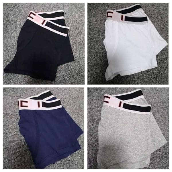 29ss Mens Cotton Boxer Briefs - Designer Flat-Cornered Underwear Comfortable Fit, 3-Pack with Box or Dustbag
