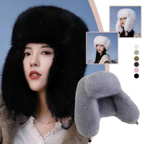 Winter Keep Warm Lei Feng Hat Outdoor Thicken Trapper Earflap Fluffy Ski Cap Beanies Pullover Caps 251107