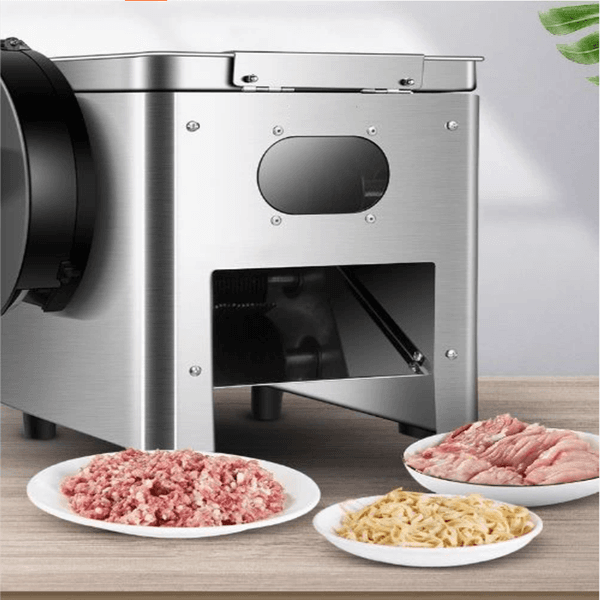 Wholesale 220v Stainless Steel Desktop Meat Slicer New Condition Drawer Type Machine for Restaurant Use Cutting Meat Function