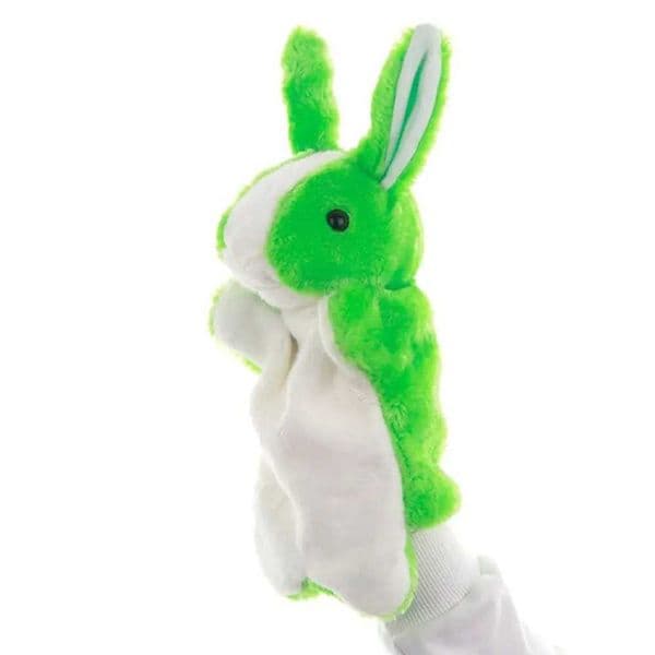Fashion Rabbit Bunny Hand Puppet Stuffed Animal Soft Cartoon Finger Puppet Teaching L260430