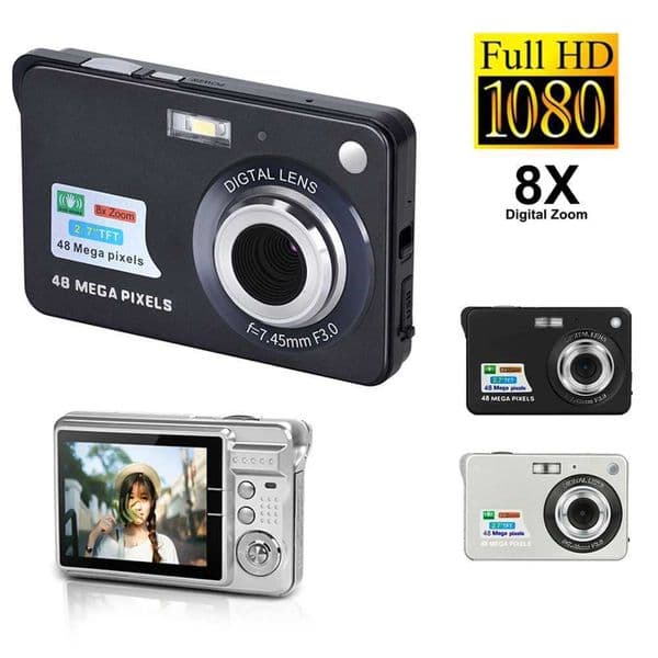 HD Digital Cameras With LCD Screen Child Cameras Outdoor Anti-Shake Instant Photo Camera Rechargeable Photography CamcorderW251107
