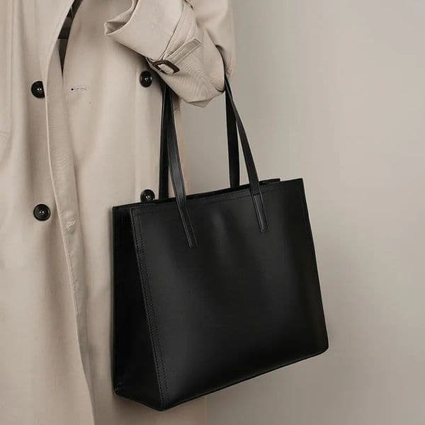 Women Tote Bag Large Capacity Womens Cowhide Split Leather Shoulder Bags Fashion Business Laptop Handbag 251107