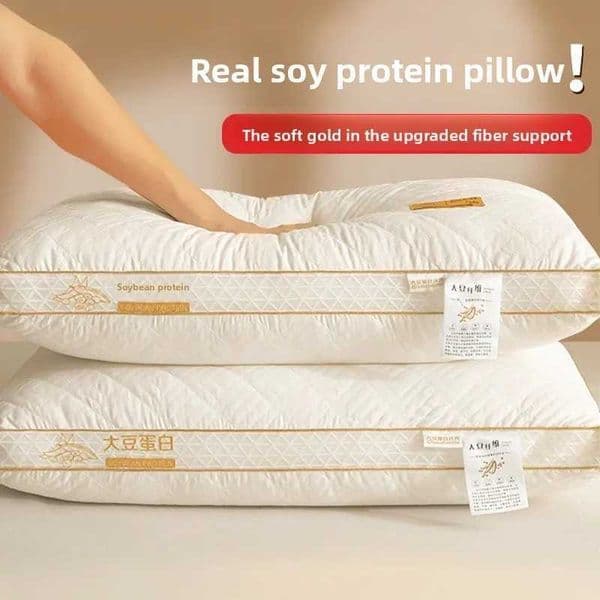 Soybean fiber pillow for cervical spine protection adult sleep pillow core student dormitory home use hotel same style Y251107