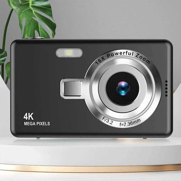 CCD 1080P Digital Camera 50MP Autofocus Vlogging Camera 16X Zoom Video Camcorder 24 Inch IPS Screen for Kid Adult PhotographyW251107