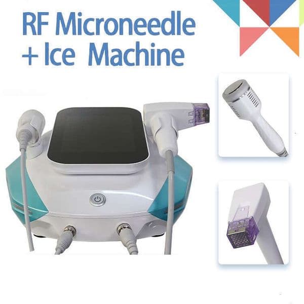 High-End Golden Microneedle RF Face Lifting Pore Shrinking Aesthetic Anti-Aging Non-Surgical Wrinkle Removal Microneedling Ice Hammer Skin Smooth Machin